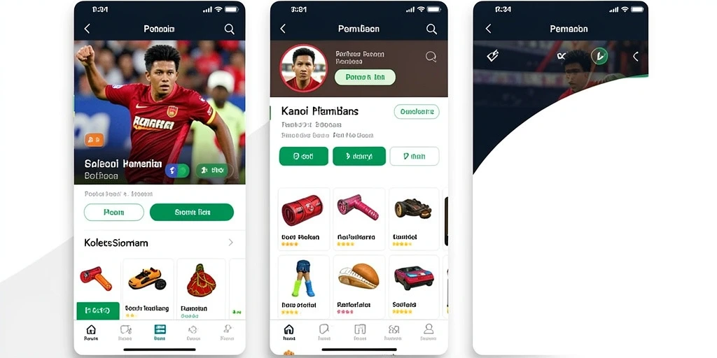 Tampilan awal game yang menarik dan intuitif.