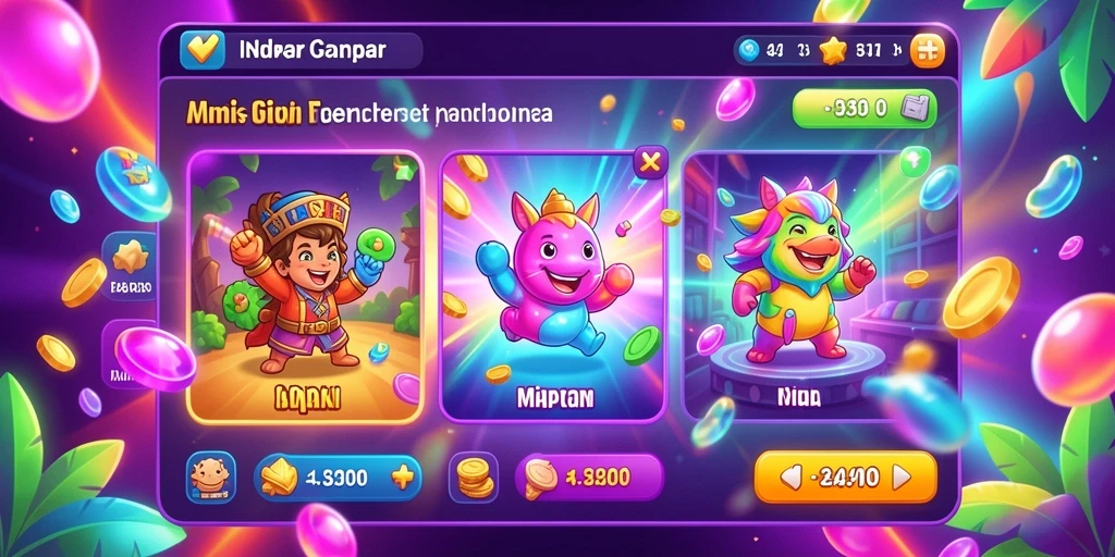 Tampilan awal permainan yang menawan.