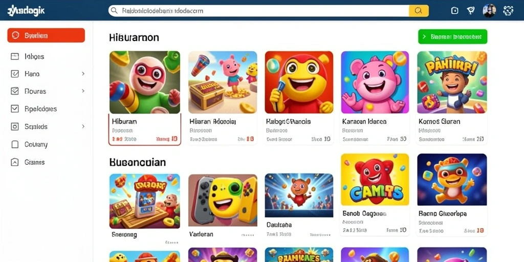 Tampilan grafik yang memukau dan penuh warna.