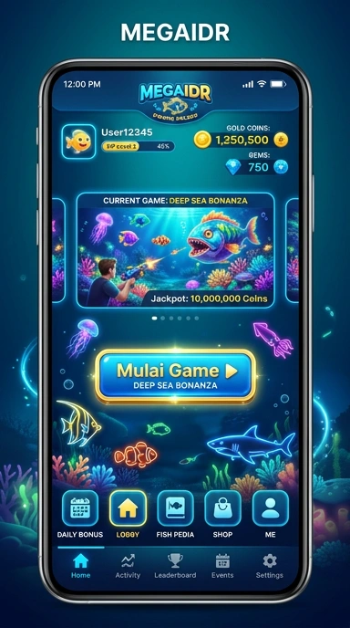 Galeri pratinjau visual megaidr build APK resmi terbaru